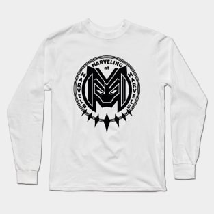 Marveling Logo: Big Cat (black) Long Sleeve T-Shirt